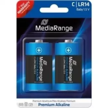 MediaRange Premium – Baterija 2 x LR14 / C tips – sārma – 5960 mAh (MRBAT 108)
