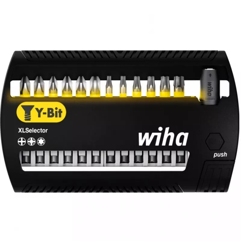 WIHA 41834 - Bit-Set XLSelector, 13 gab. jaukti, 50 mm, Y-Bit (41834)