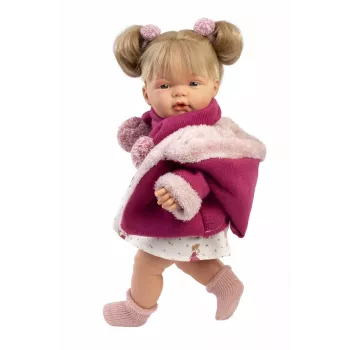 Doll Joelle 38 cm Llorens – raudoša mazuļa lelle ar reālistiskām sejas vaibstiem un mīkstu ķermeni