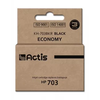 Actis KH-703BKR tinte (aizstāj HP 703 CD887AE; standarta; 15 ml; melna)