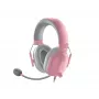 Galvas austiņas Razer BlackShark V2 X vadu binurālās spēļu austiņas, 3.5mm, virtuālais 7.1, 32Ω, putu polsterējums, rozā