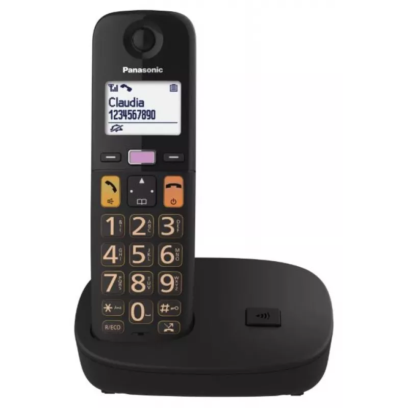 Bezvadu telefons Panasonic KX-TGU110FXB ar DECT tehnoloģiju