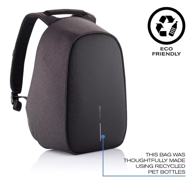 Mugursoma XDDESIGN P705.291 Antracīta — 18 L, nodalījumi klēpjdatoram un planšetei, fiksējams galvenais rāvējslēdzējs