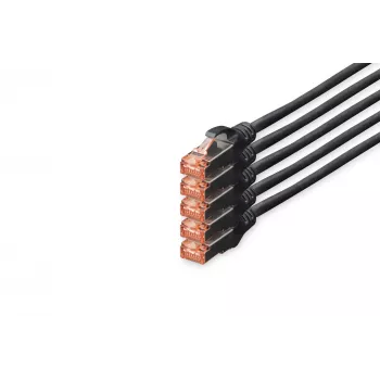 Tīkla kabelis Digitus CAT 6 S/FTP RJ-45 10m Melns