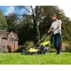 Ryobi RLM18X33B40 zāles pļāvējs, stumjamais, akumulatora, melns/zaļš