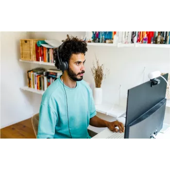 Logitech Zone Wired 2 - Austiņas - Uz auss, Grafīta, 981-001619