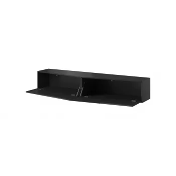 Cama TV statīvs VIGO SLANT 180cm (2x90) melns/melns glancēts