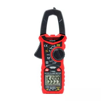Digitālā spīļu multimetrs Habotest HT206D — True RMS, NCV, rokas sprieguma/strāvas mērītājs