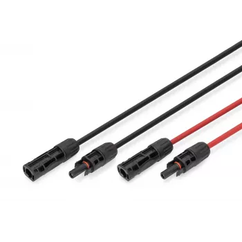 Kabelis Digitus DK-SCEC64-0050 4 mm² MC4 5 m Melns Sarkans