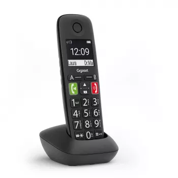 Gigaset Hearing Aid.DECT E290HX melns papildu