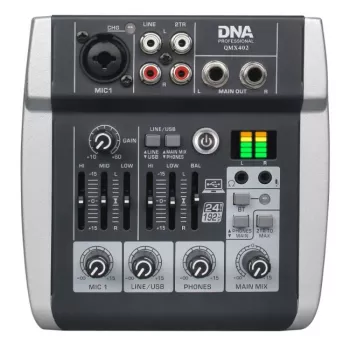 Skaņas mikseris DNA QMX402 3 kanāli