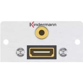 Pieslēgvietas panelis HDMI + 3,5 mm Kindermann 7444000589