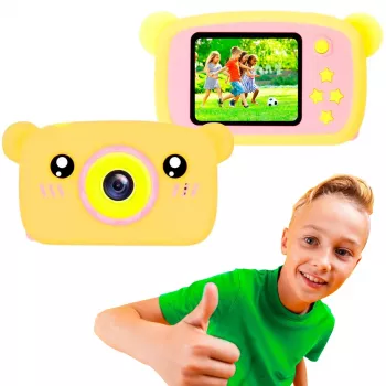 Bērnu digitālā kamera Extralink H25 Orange 1080P 30fps 2.0 collu ekrāns