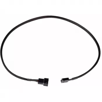 Alphacool 18675 pagarinātājs 4-pin PWM ventilatoram, melns plastmasas, 600 mm
