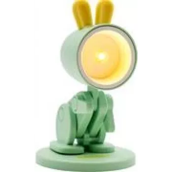 LED galda lampa RealPower 486318 zaļa dzeltena 1 spuldze baterija