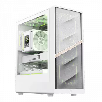 Gamemax AERIS 330 MW balts Mini Tornis korpuss