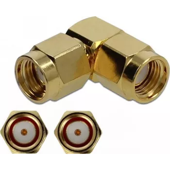 Vadu savienotājs DeLOCK 89949 RP-SMA zeltīts