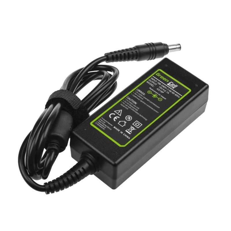 Iekštelpu barošanas adapteris Green Cell AD19P 40W Melns