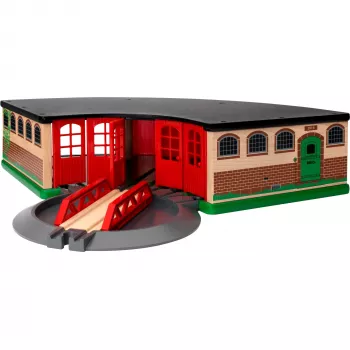 BRIO RAILWAY Pasaules Lielā Lokomotīvju Dzelzceļa Stacija 33736