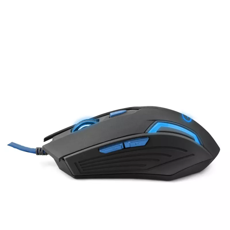 Esperanza MX205 FIGHTER - Spēļu pele - USB - Optiskā - 6 pogas - Melna
