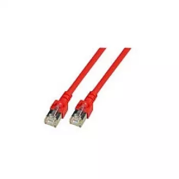 EFB-Elektronik RJ45 savienojuma kabelis Cat.5e SF/UTP PVC CCA Sarkans 1m (K5458.1)