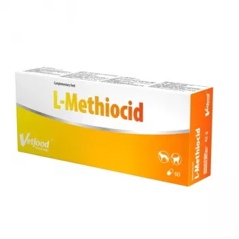VETFOOD L-Methiocid - uztura bagātinātājs suņiem un kaķiem - 60 gab.