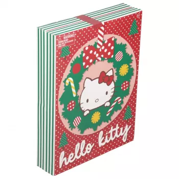Adventes kalendārs Paladone Hello Kitty kancelejas preces 24 dienu komplekts ar ikdienas kancelejas dāvanām