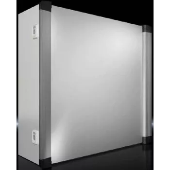 Montāžas skapis Rittal AX 6315.650 — sienas skapis 210×600×600 mm, tērauds/alumīnijs/plastmasa, gaiši pelēks