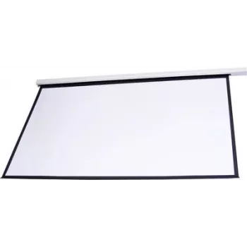 Projekcijas ekrāns EUROLITE 300 cm 16:9 modelis 80901163 sienas vai griestu montāžai