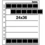 Hama Negatīvu kabatiņas, 24 x 36 mm, matēts stikla papīrs, fotoalbums 7 loksnes