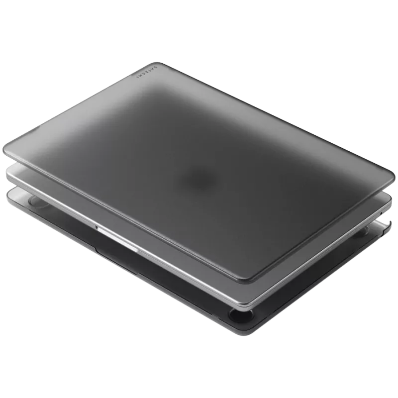 Satechi Eco Hardshell aizsargapvalks ST-MBAM2DR, paredzēts MacBook Air 13 M2, tumšā krāsā