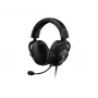 Austiņas Logitech PRO X SE vadu spēļu austiņas MELNAS 981-001470