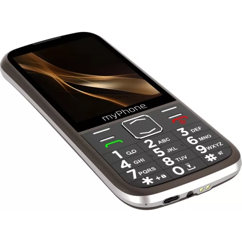 myPhone Halo 4 Plus LTE Praline Collection Brūns | 3.5 collu IPS | 48 MB | 128 MB | Divas SIM | MicroSD | 3G | Bluetooth | 2 MP kamera | 2500 mAh