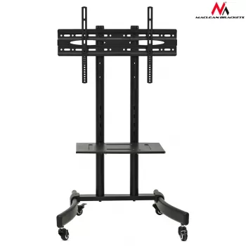 Maclean MC-739 grīdas monitora statīvs 165,1 cm (65 collas) melns