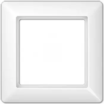 JUNG AS 581 WW balts pārsega panelis, duroplast, 80,5×80,5 mm