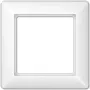 JUNG AS 581 WW balts pārsega panelis, duroplast, 80,5×80,5 mm