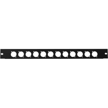 Priekšējais panelis Omnitronic Z-19 12 x XLR D-Type 1U