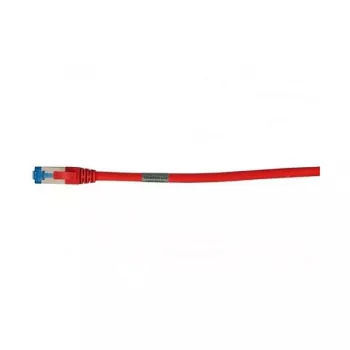Patch kabelis RJ45 - CAT6A 500MHz - 0,15m - sarkans - S-STP (S/FTP) - AWG26 - LSZH - Synergy 21
