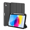 Dux Ducis DUX DUCIS DOMO salokāms vāciņš ar irbuļa glabāšanu iPad 10 (2022) melns