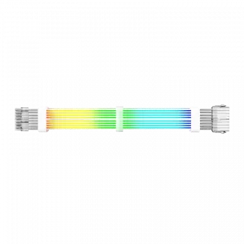 Gamemax VGA/CPU 2x8PIN-B | Baltā pagarinātāja kabelis barošanas blokam