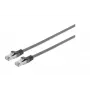Mikroconnect V-UTP6A02S-FLAT RJ-45 Cat6a 2m Melns – plakanais tīkla kabelis