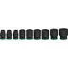 Uzgriežņu atslēgu uzgaļu komplekts Bosch Powertools PRO 1/2 collu 9 gab., melns