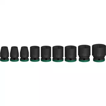 Uzgriežņu atslēgu uzgaļu komplekts Bosch Powertools PRO 1/2 collu 9 gab., melns