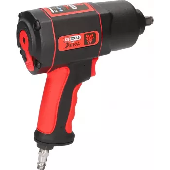 Impulsuzgriežņu atslēga KS Tools THE DEVIL 1/2 collu 8500 RPM 870 N⋅m Melna, Sarkana