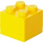 LEGO Mini Box 4 pusdienu trauks dzeltenā krāsā Room Copenhagen 4011