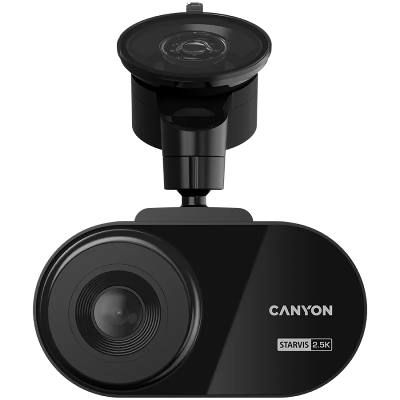 Canyon Dashcam DVR25 WQHD/2.5K/WiFi/App/SD karte melna