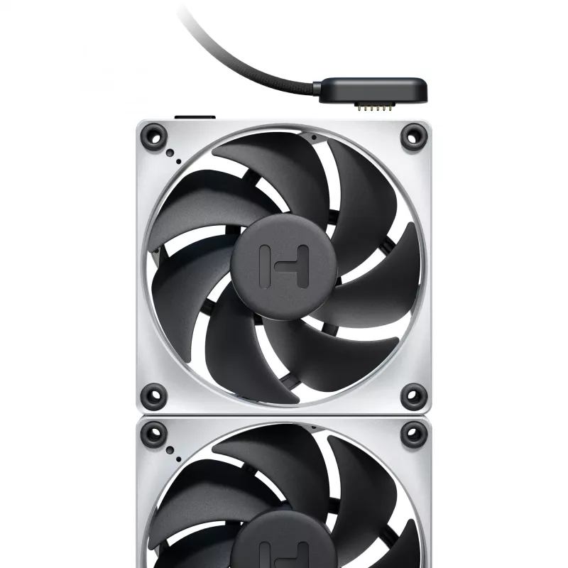 HYTE THICC FP12 120mm korpusa ventilators 3 komplektā balts
