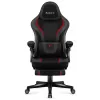 Gaming krēsls huzaro Force 4.6 — auduma sēdeklis, regulējams augstums un atzveltnes slīpums, jostas atbalsts, 130 kg, sēdekļa platums 41 cm