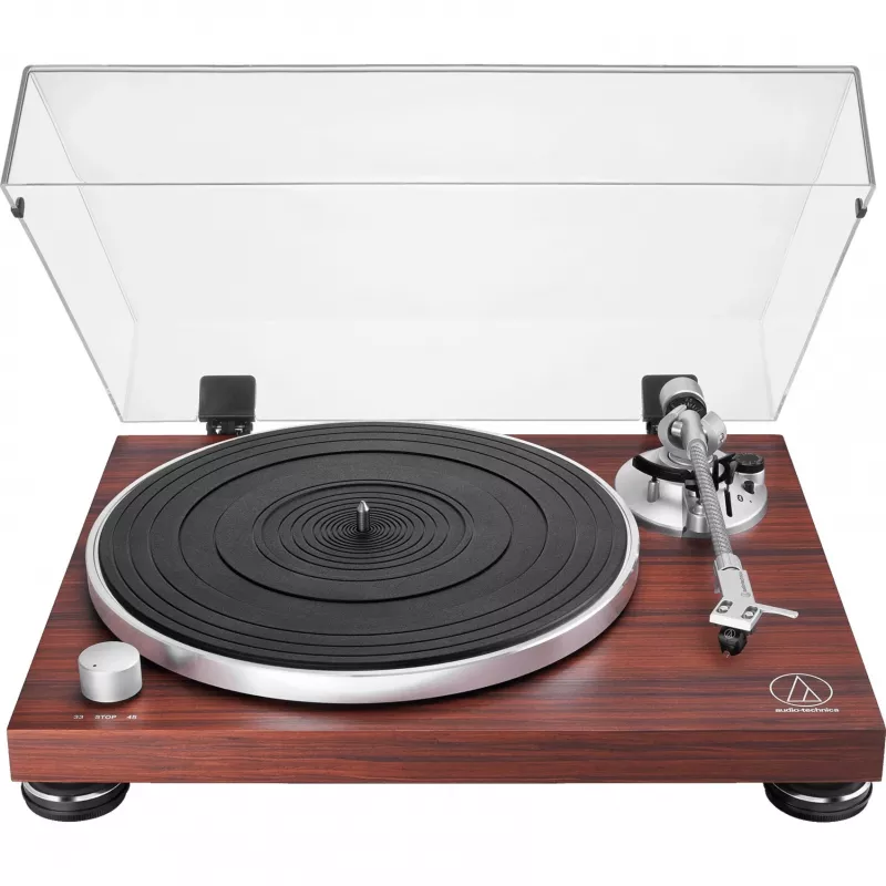 Audio-Technica AT-LPW50BTRW Brūns manuāls siksnas piedziņas vinila atskaņotājs