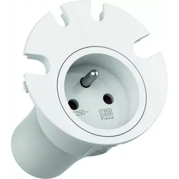 Pagarinātājs Bachmann LOOP IN 2m 1 AC Kontaktligzda Iekštelpām Balts